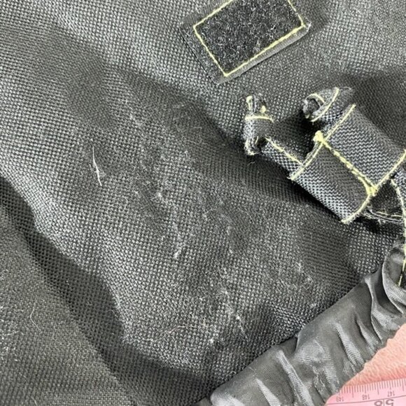 Vintage Black With Neon Graphic Book Bag Backpack - Picture 9 of 14